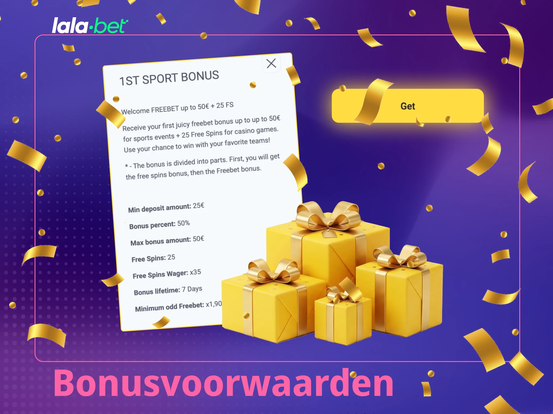 Lees de Official Lalabet Bonusvoorwaarden voordat je begint met inzetten.