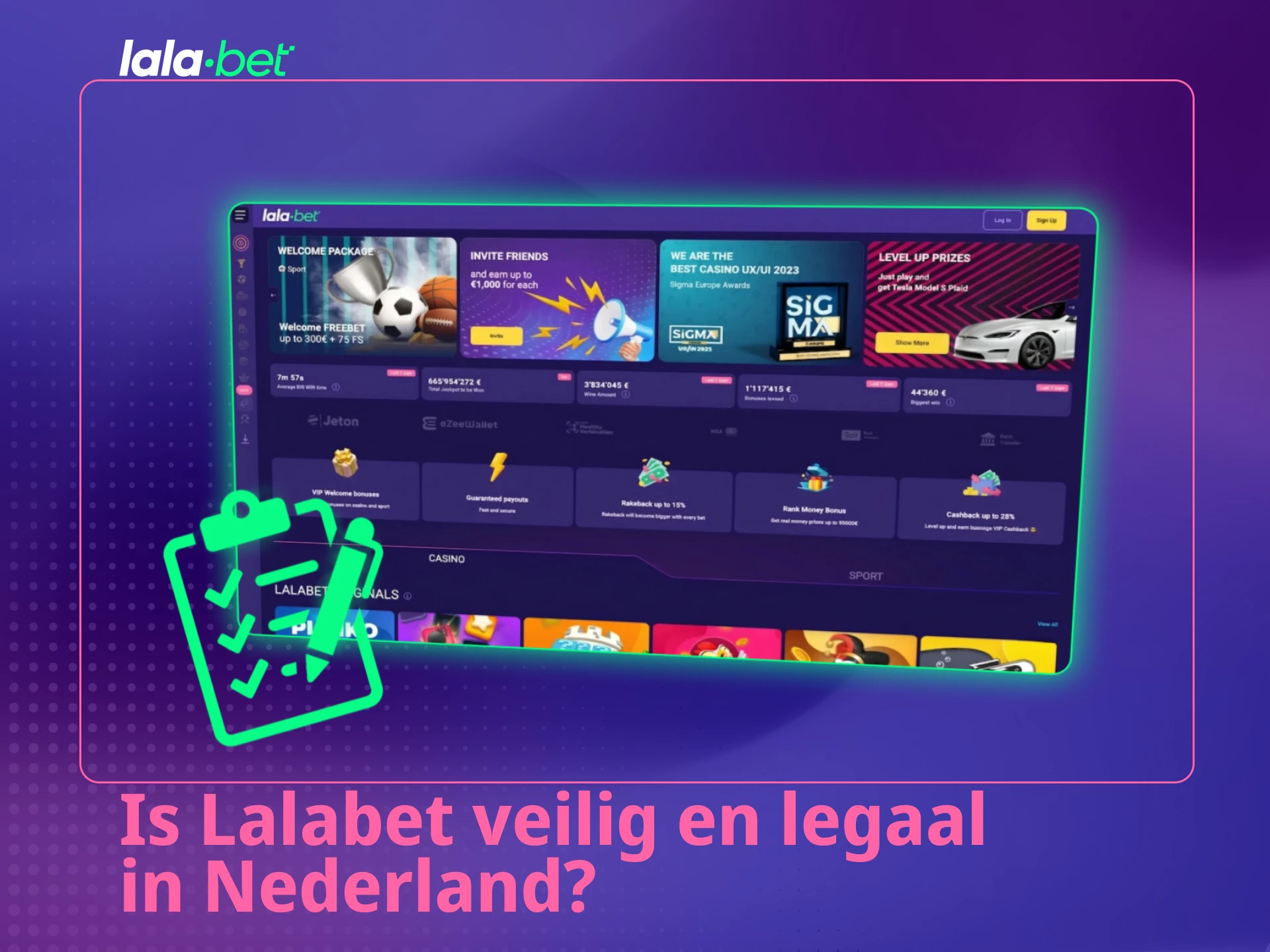 Vertrouw op de veiligheid van de Official Lalabet-website in Nederland.