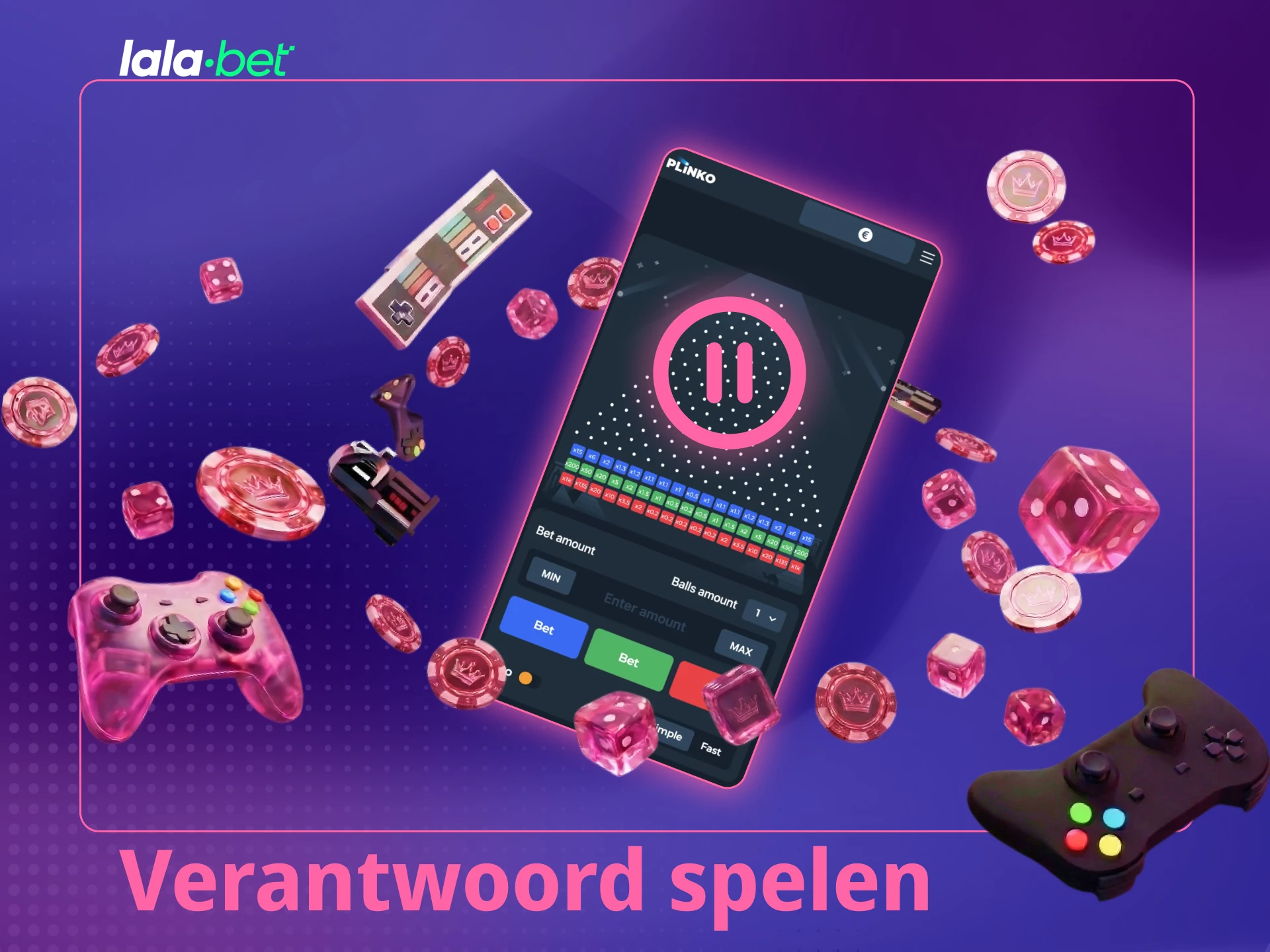 Lees meer over verantwoord spelen bij Lalabet voor veilig gokken.